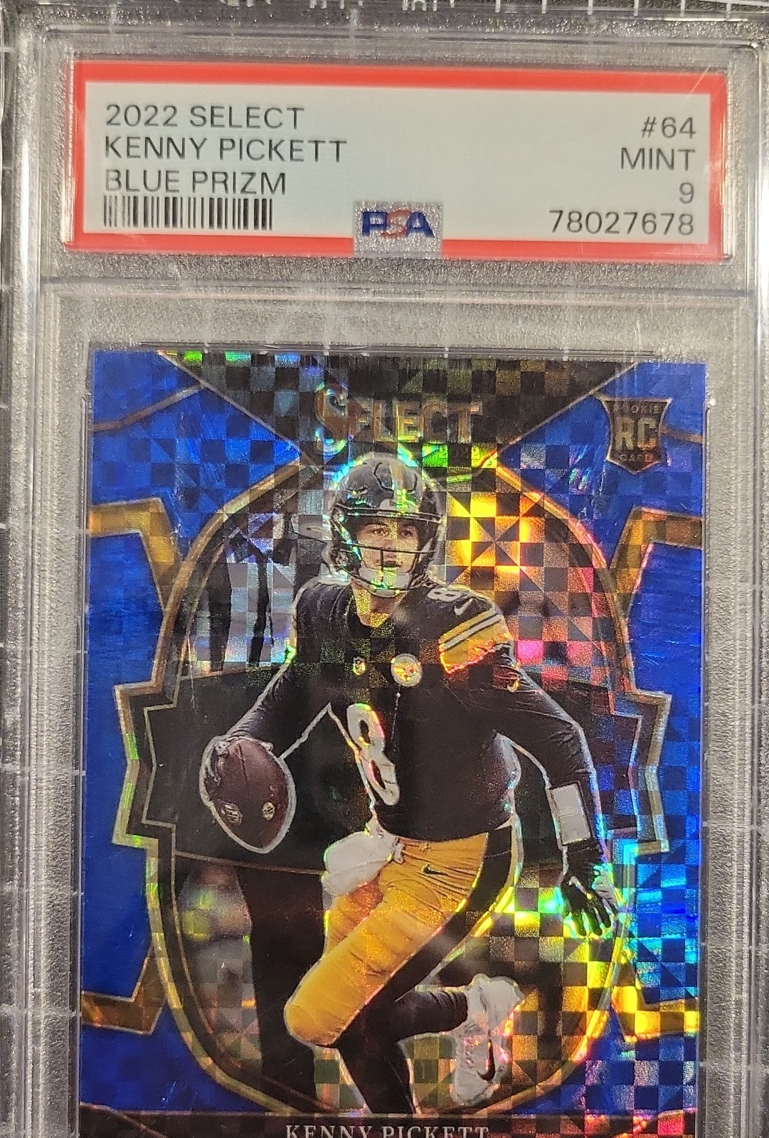 2022 Panini Select - Concourse Kenny Pickett #64 Blue Prizm /199 (RC)