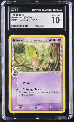 Treecko δ graded CGC 10 for sale on eBay