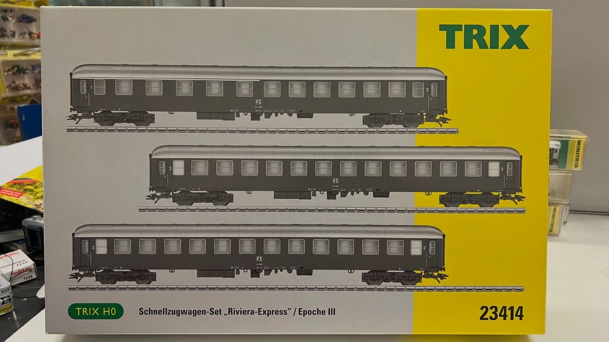 pareja de vagones tren trix western germany. s. - Comprar en