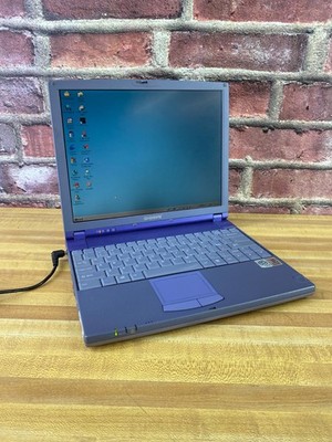 Sony VAIO PCG-532A Retro Gaming Laptop Pentium III 650MHz 192MB RAM Windows  ME