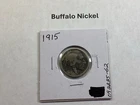1915 Buffalo Nickel 5 Cent Coin from Philadelphia Mint Dark Toning 092225 62r