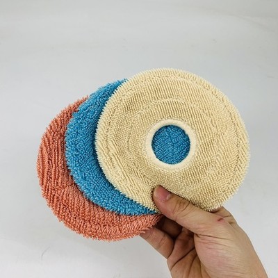HyperClean Plush ThermoHold Mop Pads for MOVA MOBIUS 60 Robot Vacuum 3pcs