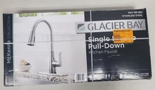Glacier Bay Mckenna Pull-Down Kitchen Faucet in Stainless Steel