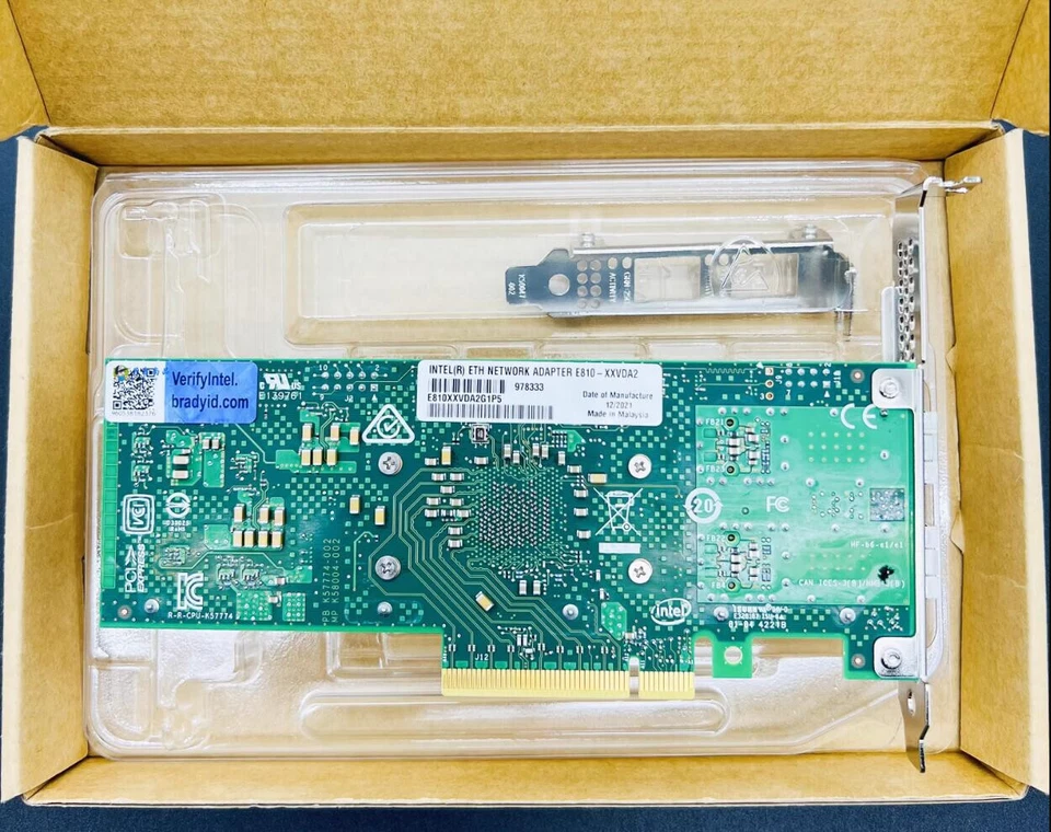 Intel E810-XXVDA2 25GbE PCI-E Ethernet Network Adapter E810 E810XXVDA2G1P5 - Image 2 of 4