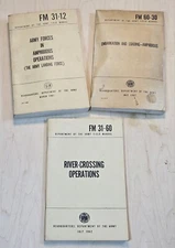 Vietnam War Manual Lot Of 3 FM 31-12 FM 31-60 FM 60-30