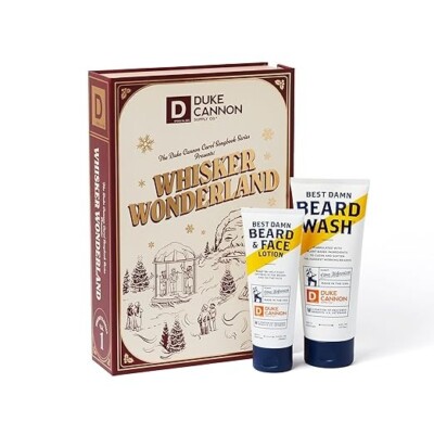 Duke Cannon Whisker Wonderland Beard Wash/Face Lotion Men's Pack Of 01 Box Book