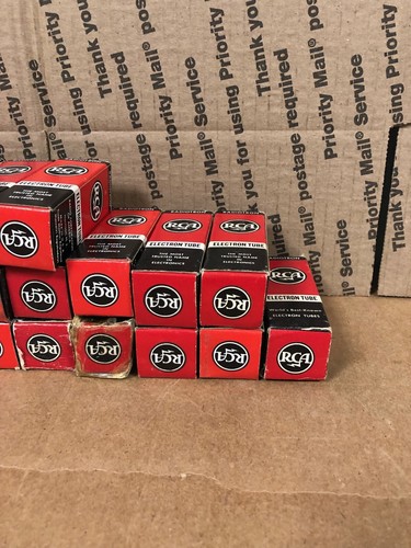 NEW! VINTAGE (MIX LOT OF 25) RCA Electron Tube - Picture 4 of 6