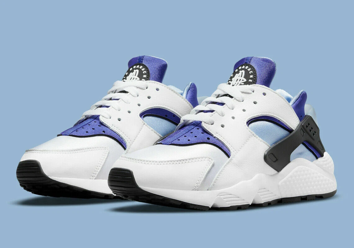 Nike Air Huarache Size Womens White Blue DH4439 100 Size Mens | eBay