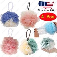 Bath Sponge Shower Loofahs 50g/Piece Mesh Pouf Bath Scrunchies Body Wash Puff