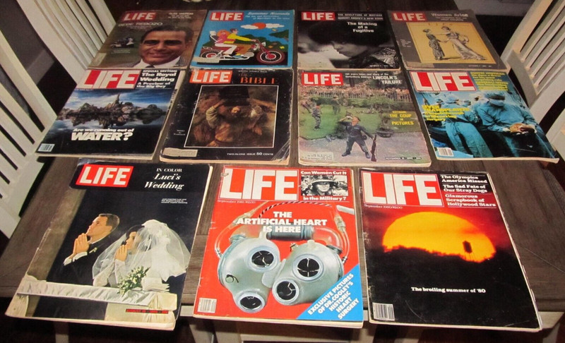 LIFE Magazine Lot of 11 Vintage 1960's - 1980's