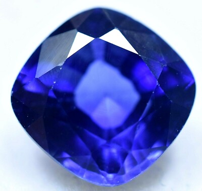 4.55 Ct Natural Lazulite GGL Certified Extremely Rare and Sparkling Treated Gem 