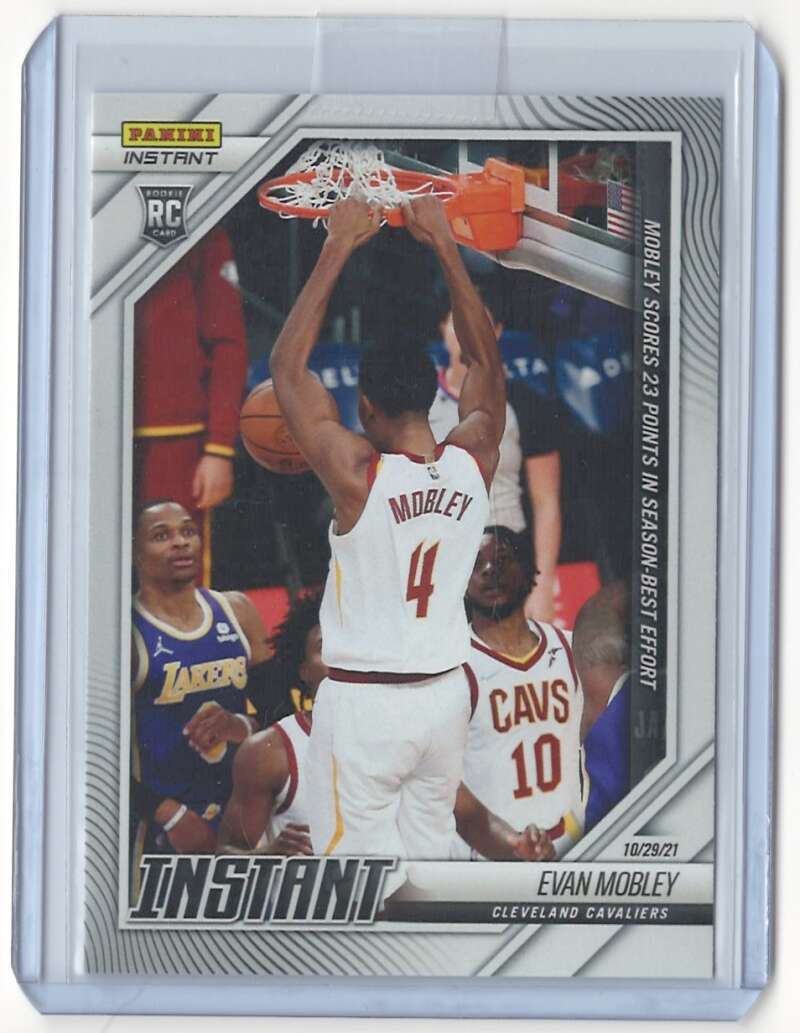 EVAN MOBLEY RC 2021-22 Panini Instant /225 ROOKIE #18 Cleveland