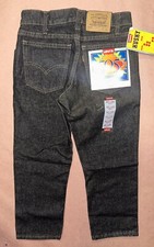 Vintage Levis 505 Boys Husky Jeans, Deadstock NWT, Size 27x21