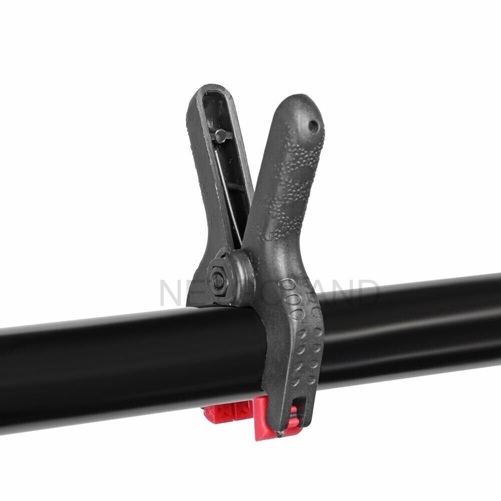 2 Pcs 6" Durable Heavy Duty Plastic Spring Clamps Tips 2.25" Jaw