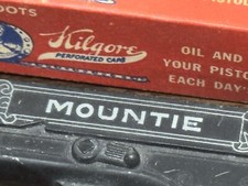 VINTAGE 1940s KILGORE MOUNTIE TOY Pistol W ORIGINAL BOX : LOT A