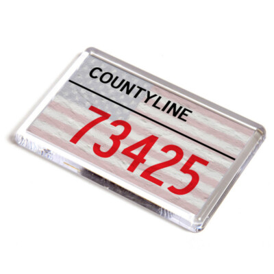 Zip Code Magnets FRIDGE MAGNET - Countyline, 73425 - US Zip Code | eBay UK
