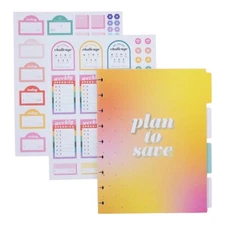 Happy Planner Plan To Save Undated Budget Edition Extension Pack