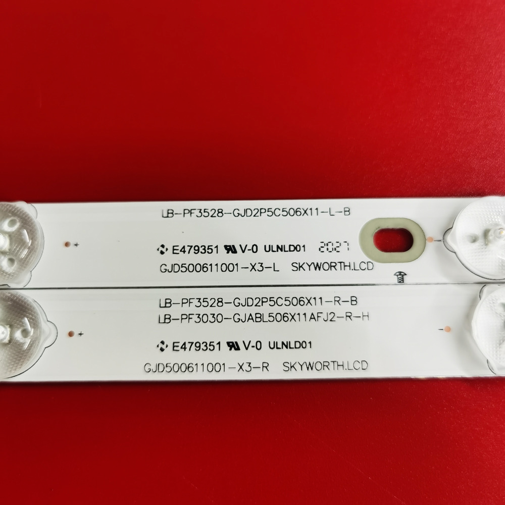 BAVALU Striscia Di Retroilluminazione A (12) For Sharp LC-50LB371C 50LB481U 50PUT6400 50PFT4509 50PFH4009 500TT64 500TT63 LB50045 V0 V1 00 50PFH5300(3set - Foto 3