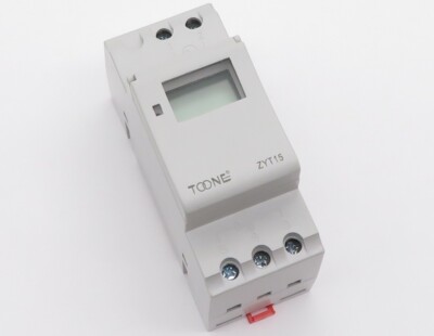 Zeitschaltuhr TOONE ZYT15 Microcomputer DIN Timer Switch Tagesschaltuhr 220V AC