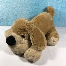 FAO Schwarz 2016 Toys R Us Patrick the Pup Tan Dog 21" Stuffed Plush Animal EUC