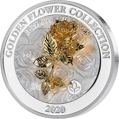 Samoa 2020 5$ Golden Flower Collection ROSE FLORA 1 Oz Samoa 2020 5$ Golden Flower Collection ROSE FLORA 1 Oz