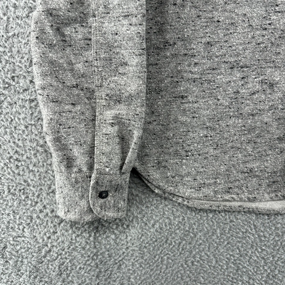 RGT Rogue Territory Shirt Mens Medium M Gray Flannel Long Sleeve Button Up Shirt - Image 3 of 4