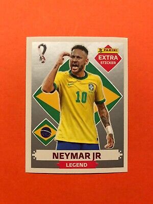 PANINI WORLD CUP 2022 NEYMAR JR. EXTRA CARD GOLD LEGEND