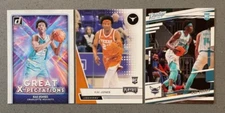 3x Lot 2021-22 Chronicles Donruss Playoff Prestige Draft Picks #10 #63 Kai Jones