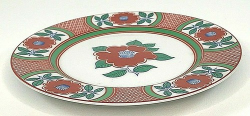 Fitz Floyd Floral Red Asian Flower 6.75" Plate small (1980 Camellia Imari?) - Picture 2 of 6