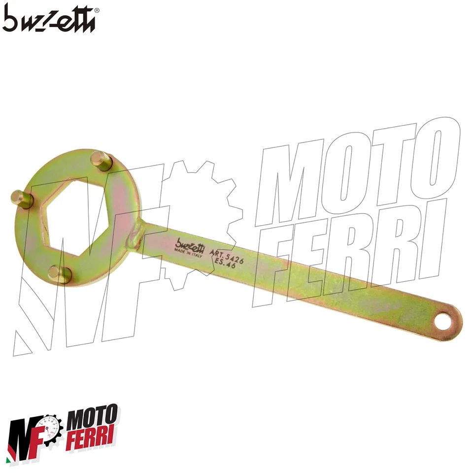 MF3853 - Herramienta Llave Desmontar Campana Embrague para Piaggio Zip Bola - Imagen 2 de 2
