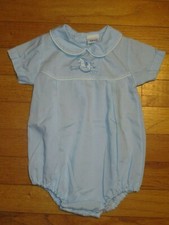 VTG alexis Dressy Romper Embroidered Horse Horn Drum Size 6 Months USA MADE
