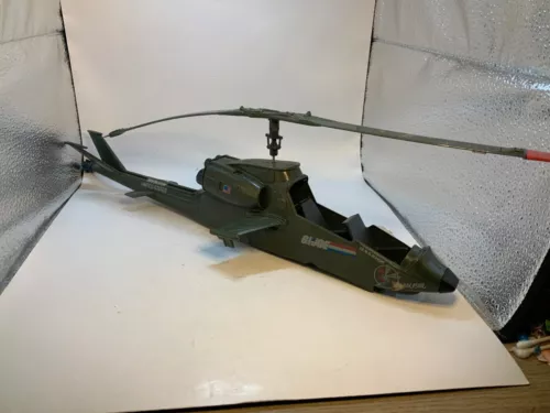 1983 GI JOE DRAGONFLY ASSAULT COPTER XH-1 G.i. INCOMPLETE For Parts Or repair
