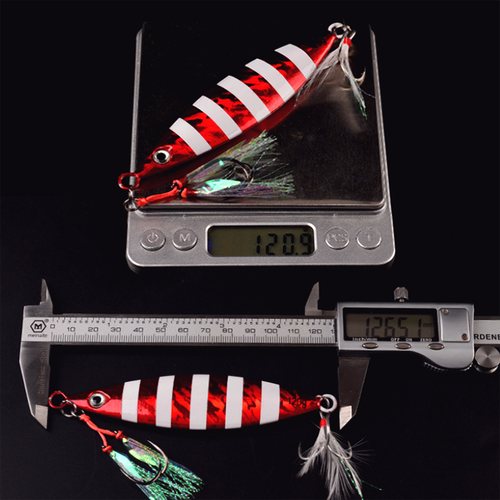 1 Stück Tiefsee Slow Fall Pitch Blei Metall Flach Jigging Angelköder 30-200G - Bild 3 von 14