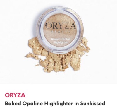 Oryza Beauty Sunkissed Baked Opaline Highlighter
