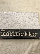 Vintage Marimekko Dan River Winter Evening Twin Flat And Fitted Sheets. New