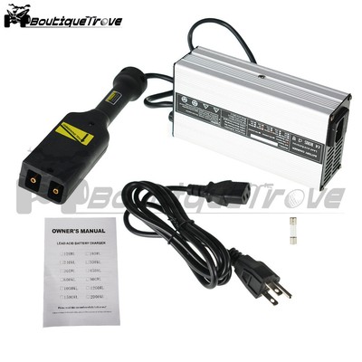 36V 5A Golf Cart Battery Charger ''D'' Style Plug For EZGO TXT Medalist