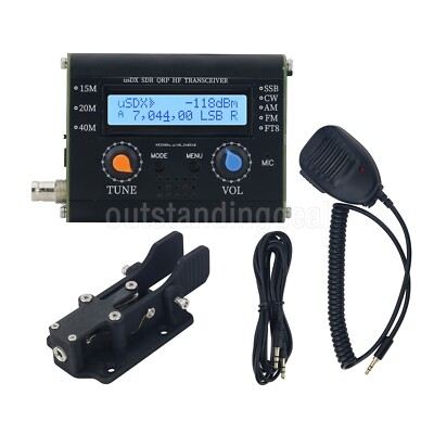 5W usDX SDR QRP HF Transceiver All Mode Transceiver with Black Morse Key os67