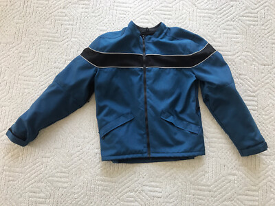 Corazzo Design Men Motorcycle Jacket Blue Scooter Large Summer