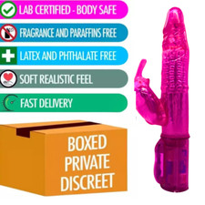 Rampant Rabbit Vibrator Rotating G Spot Dildo Sex Toy For Women