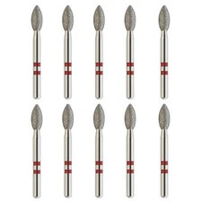 Zirconia Cutting Burs Diamond Egg Football Z368/023F Fine Grit for High Speed