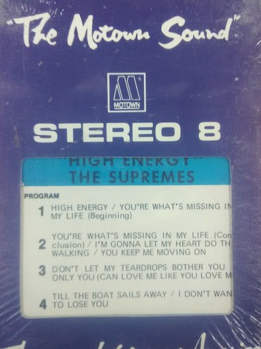 The Supremes High Energy 8 Track Tape Cartridge Motown 1976 M7-863HT SEALED - Picture 2 of 3