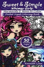 Sweet Simple Mermaids More To Color Pocket-Sized Coloring Book