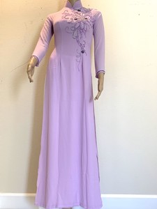 double layered long dress