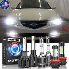 For Acura Tsx 2004 2005 2006 2007 2008 Led Hid Headlights Hilo Fog Light Kit