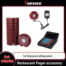 Restaurant Pager Wireless Calling System Charging Base Receiver Transmitter