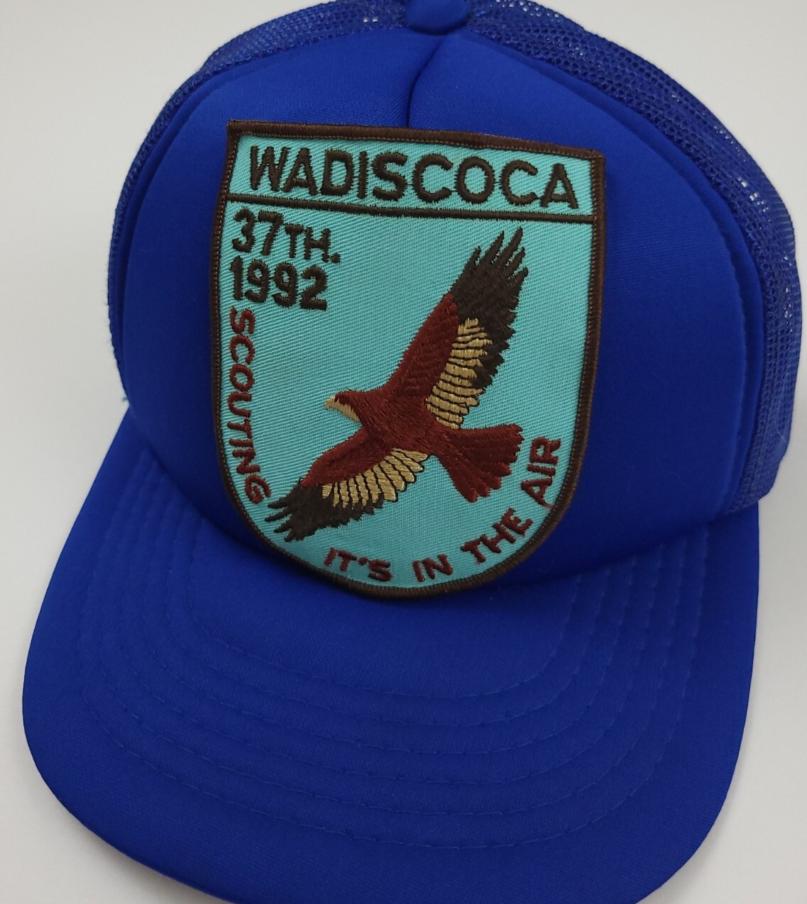 Vintage 1992 Wadiscoca Scouting Eagle Patch Hat V… - image 2