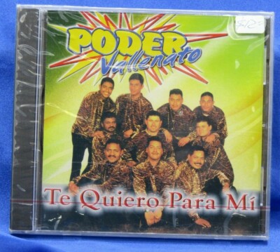 Sealed Latin Male Vocal CD: Poder Vallenate - Te Quiero Para Mi