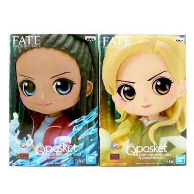 FATE THE WINX SAGA Q posket Aisha & Stella Figure Set of 2 Authentic BANPRESTO