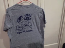 VTG MOKI MAC River Expeditions T-shirt 80s Blue XL Rare outdoor recreation
