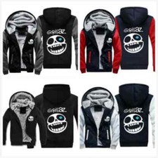 Undertale SANS GORILLAZ Cosplay Thicken Jacket Hooded Hoodie Winter Coat Sweater
